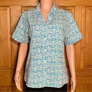 NWOT Vintage Basic Editions Top Blouse Size XL